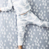 bay blue organic muslin