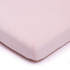 pink organic muslin