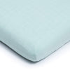 teal organic muslin