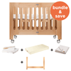 alma papa crib & toddler bed bundle